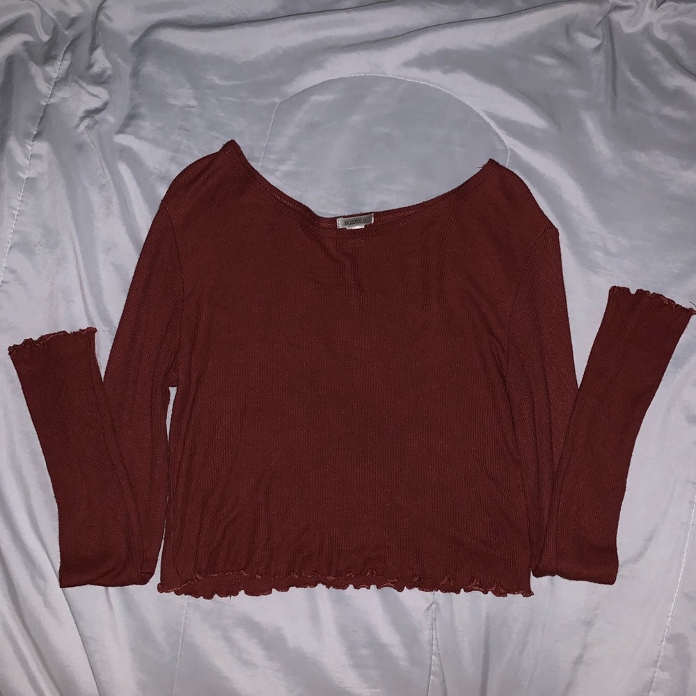 Bozzolo lettuce-edge crop top